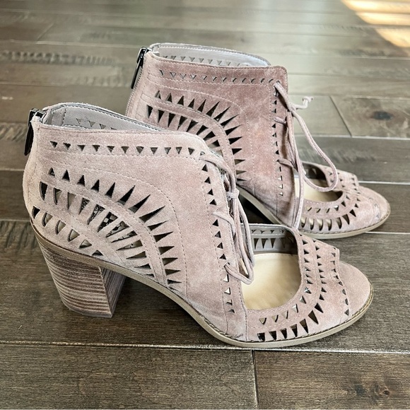 Vince Camuto Taupe Ankle Booties - Picture 5 of 14